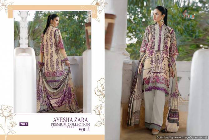 Shree Ayesha Zara Premium Collection 4 Casual Wear Cotton Printed Pakistani Salwar Suits